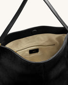 Nina Metal Charm Hobo Bag - Black